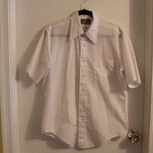 Men's JCPenny White Short Sleeve Dress shirt